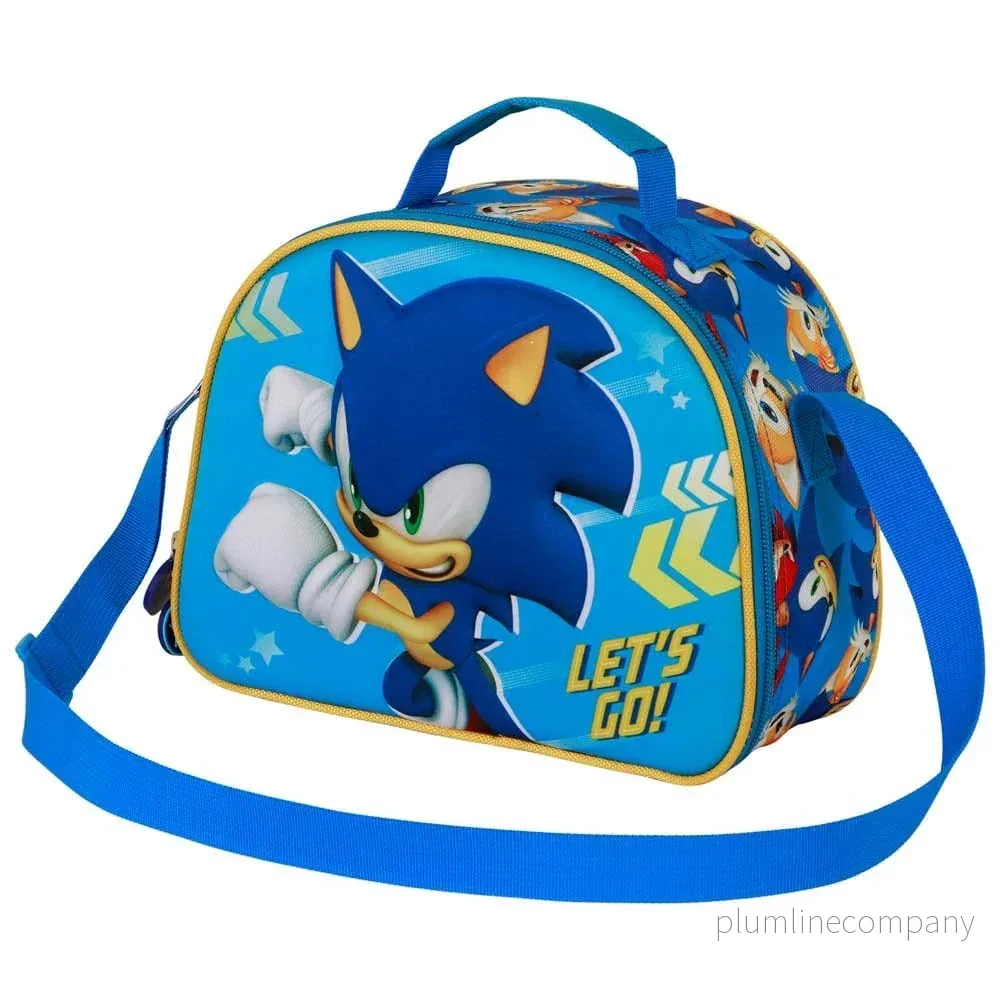 Sonic – The Hedgehog 3D Lunch Bag SEGA Go Blue