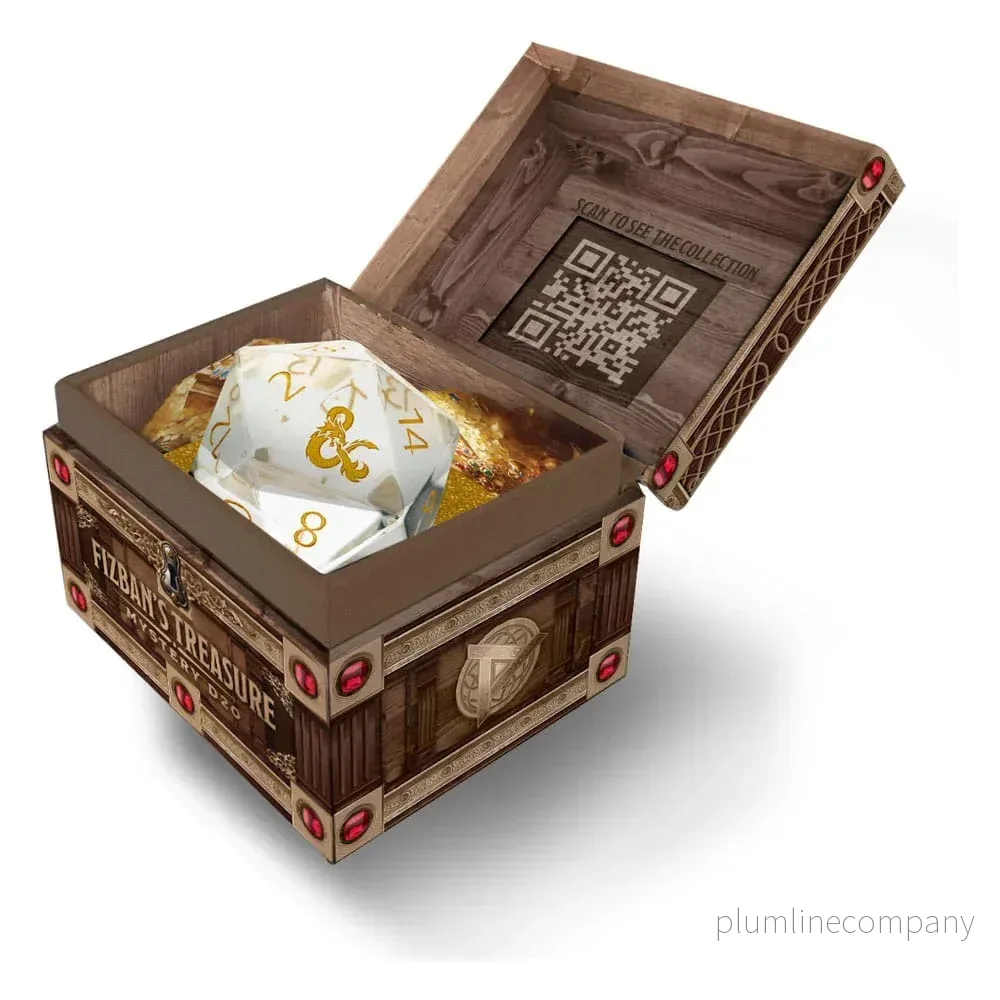 Dungeons & Dragons Blind Mystery Box Dice – Fizban’s Treasure d20 25 mm