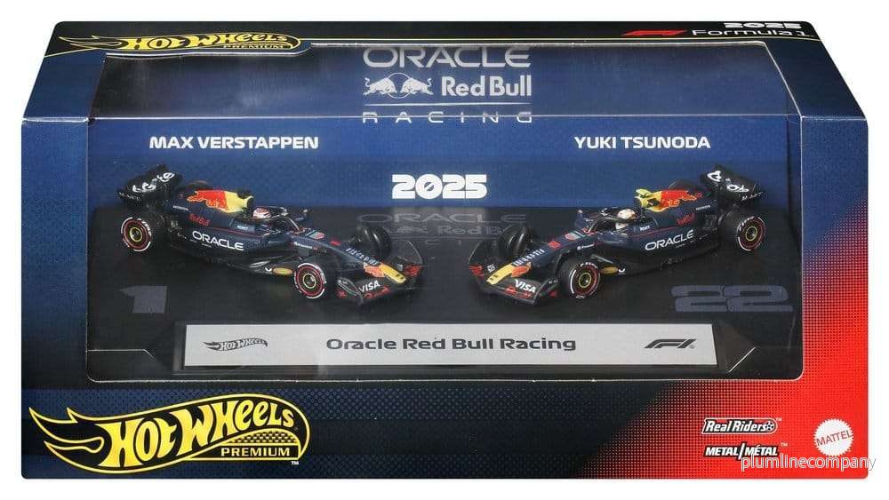 Formula 1 Hot Wheels Premium Die-Cast Vehicles 2-Pack 1:64 Oracle Red Bull Racing - Bild 2