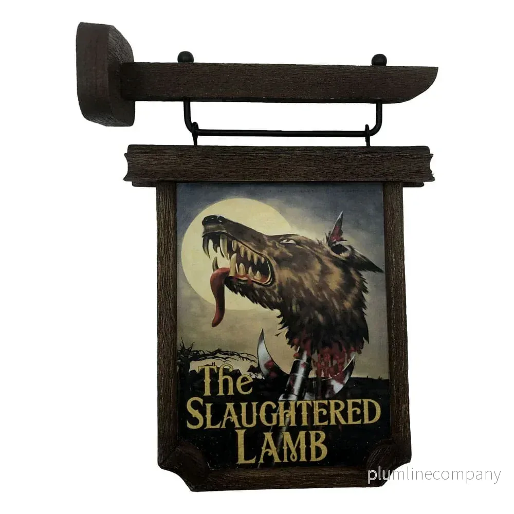 An American Werewolf in London Pub Skylt - Skala Replica 6 cm - Bild 2