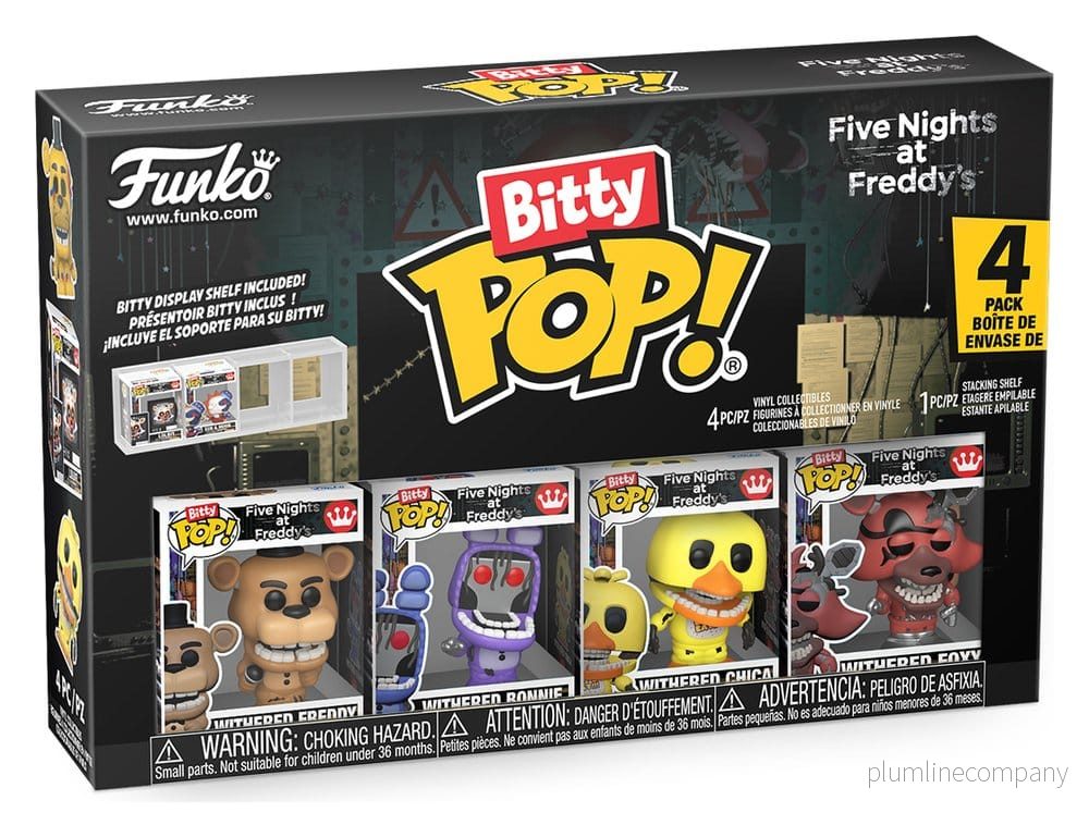 Five Nights at Freddy's Bitty POP! Figur 4-Pack Serie 6, 2,5 cm - Bild 3