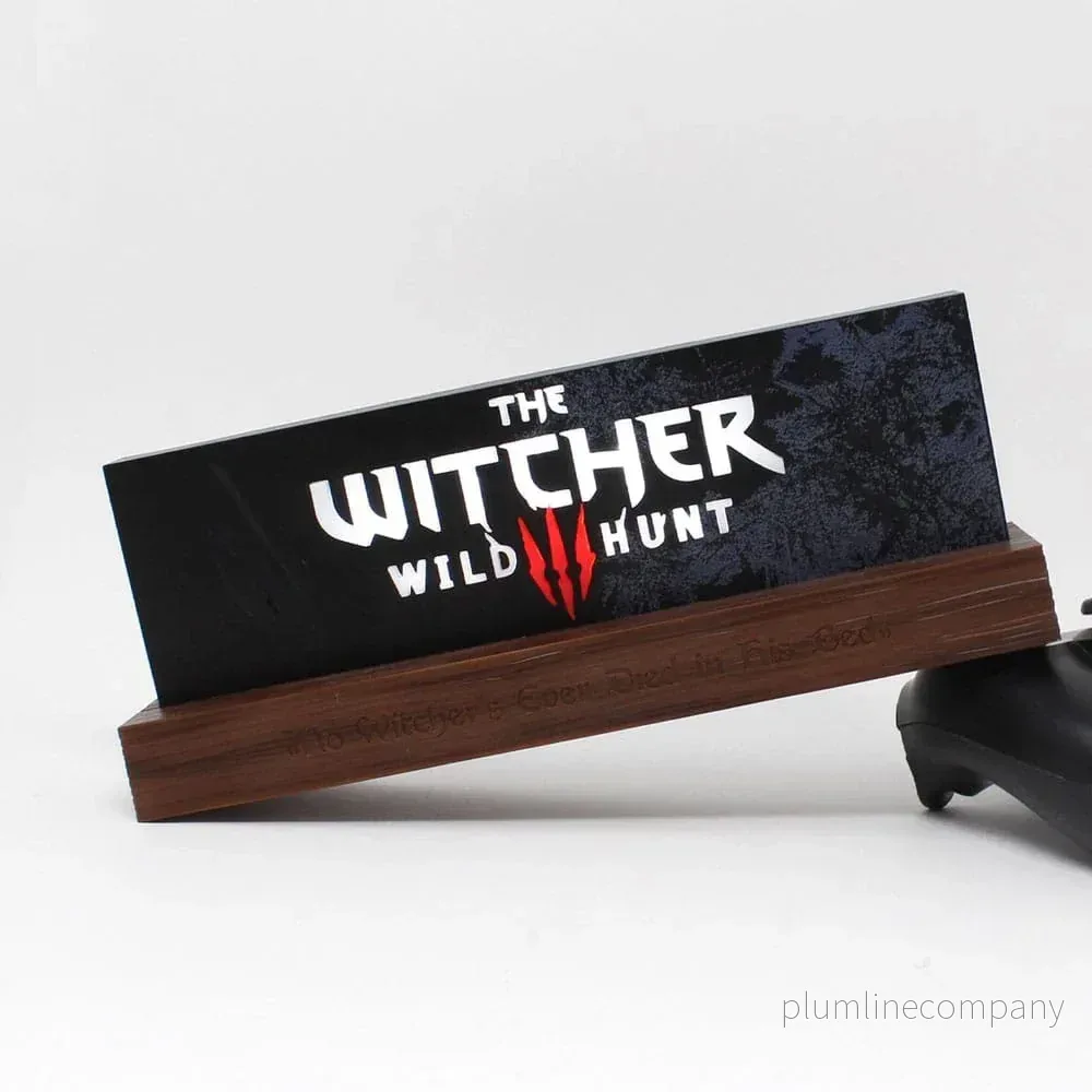 The Witcher LED-Ljus Wild Hunt Logotyp 22 cm