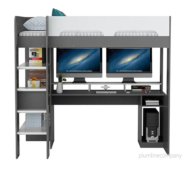 Loftsäng Silverstone med skrivbord 90x200 - UTGÅNG MODELL NU 5990:-!! - Bild 2