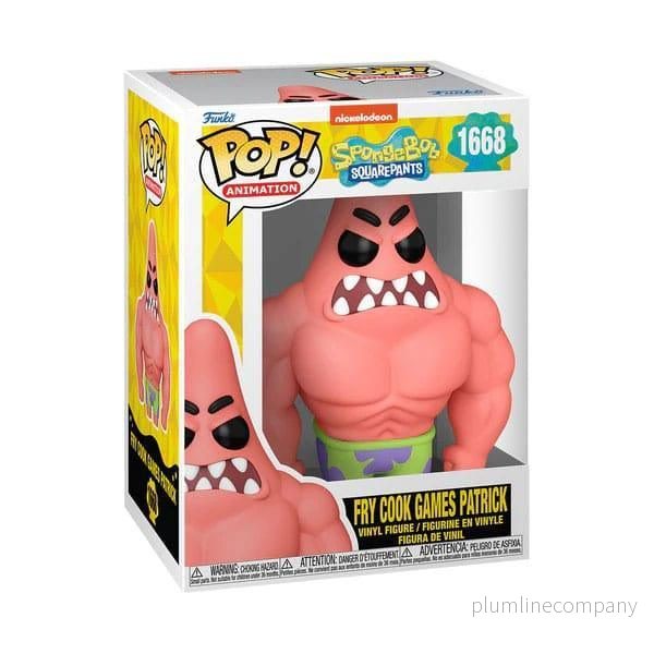SpongeBob SquarePants 25-årsjubileum POP! Vinyl Figur Patrick med Muskler 9 cm - Bild 3