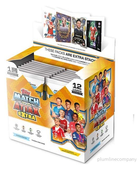 UEFA Champions League Match Attax Extra Samlekort 2025/26 Booster-display (32) UEFA Champions League Match Attax Extra Samlekort 2025/26 Booster-display (32)