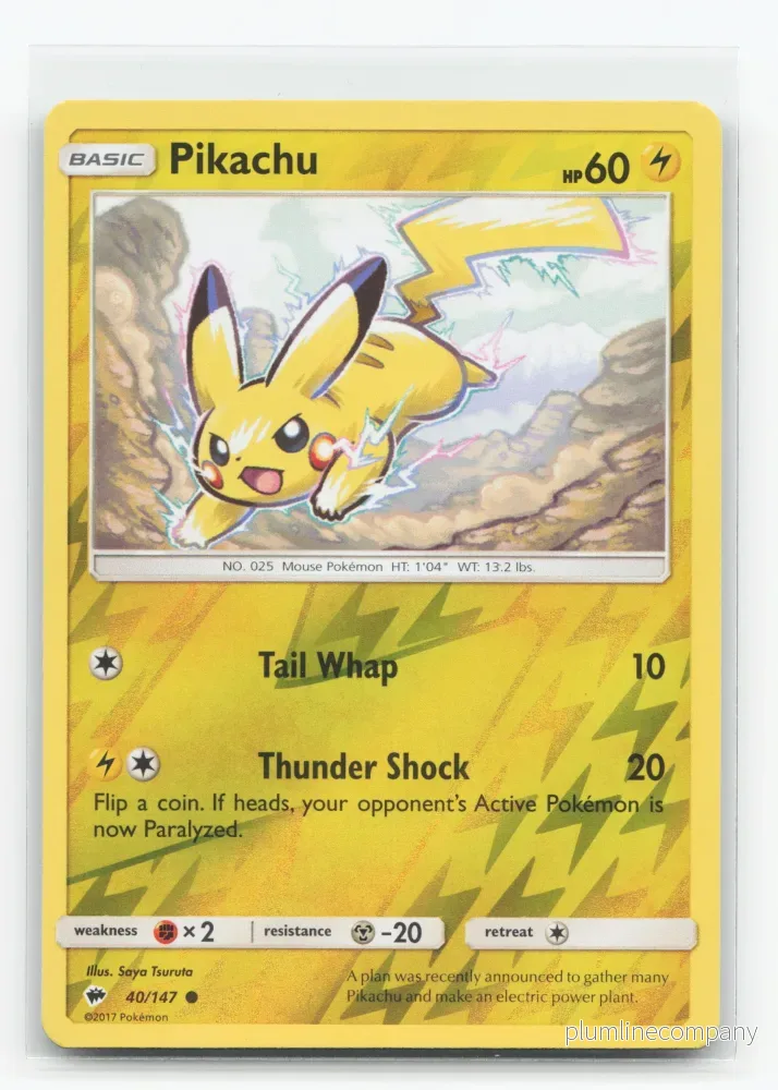 Pikachu 40/147 – Burning Shadows Pikachu 40/147 – Burning Shadows