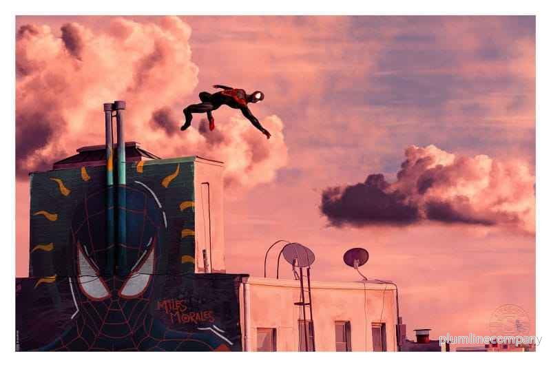 Spider-Man Konsttryck Miles Morales 30 x 46 cm – utan ram Spider-Man Konsttryck Miles Morales 30 x 46 cm – utan ram