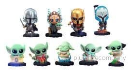 Star Wars The Mandalorian Cosbi Mini Figurer 8 cm Blind Box Display (8)