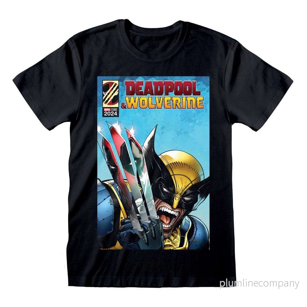 Deadpool T-Shirt Wolverine Reflection Deadpool T-Shirt Wolverine Reflection