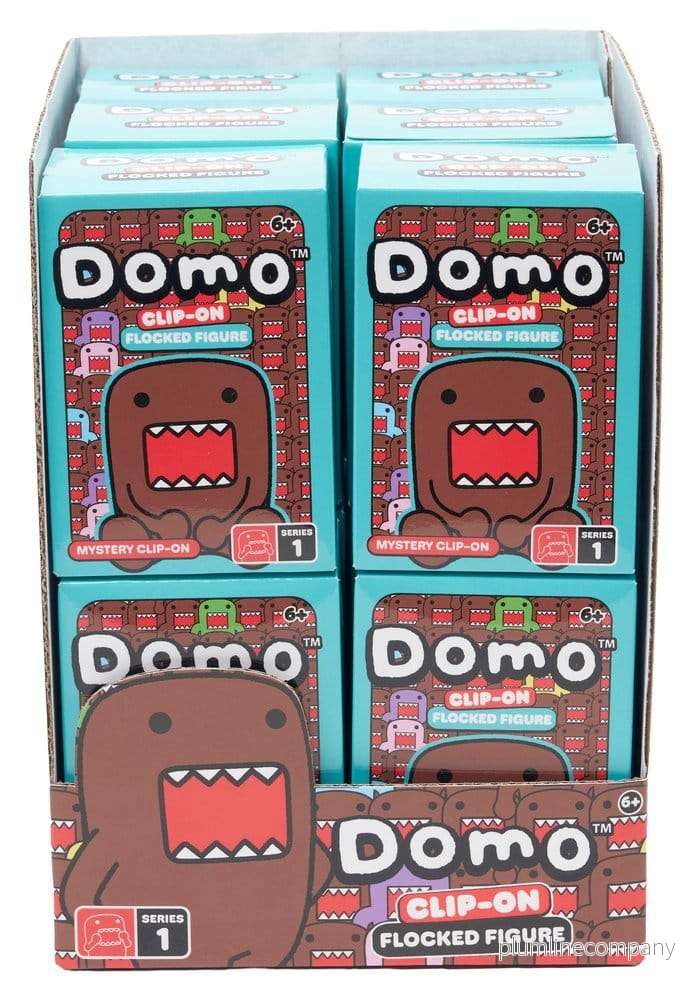 Domo plastfigur flockad 8 cm blind bag display (12) Domo plastfigur flockad 8 cm blind bag display (12)