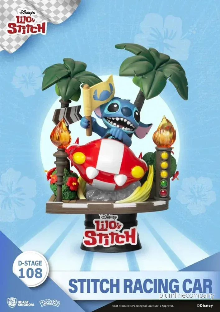 Disney Lilo & Stitch – Stitch Racing Car PVC Diorama Disney Lilo & Stitch – Stitch Racing Car PVC Diorama