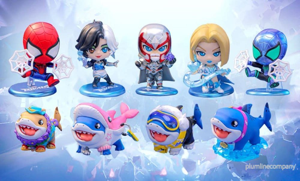 Marvel Rivals Cosbi Blind Box Mini Figurer Marvel Rivals Cosbi Samling 10 cm Display (8) - Bild 3