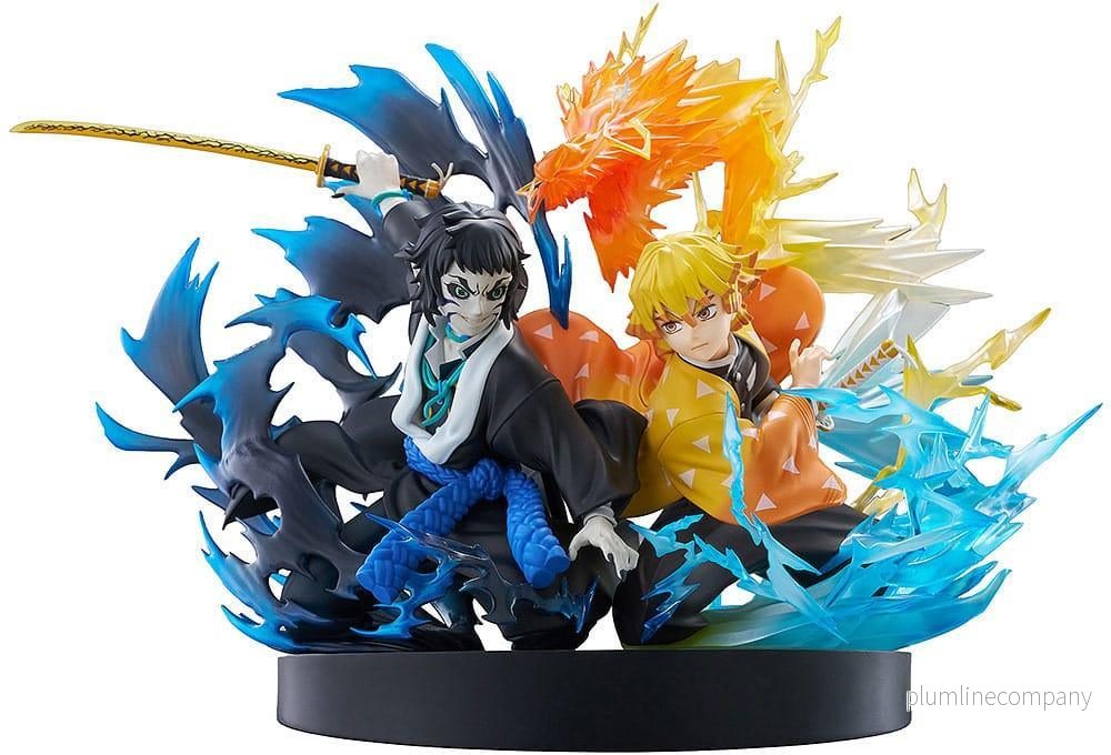 Demon Slayer: Kimetsu no Yaiba PVC Figur Zenitsu Agatsuma & Kaigaku 15 cm Demon Slayer: Kimetsu no Yaiba PVC Figur Zenitsu Agatsuma & Kaigaku 15 cm