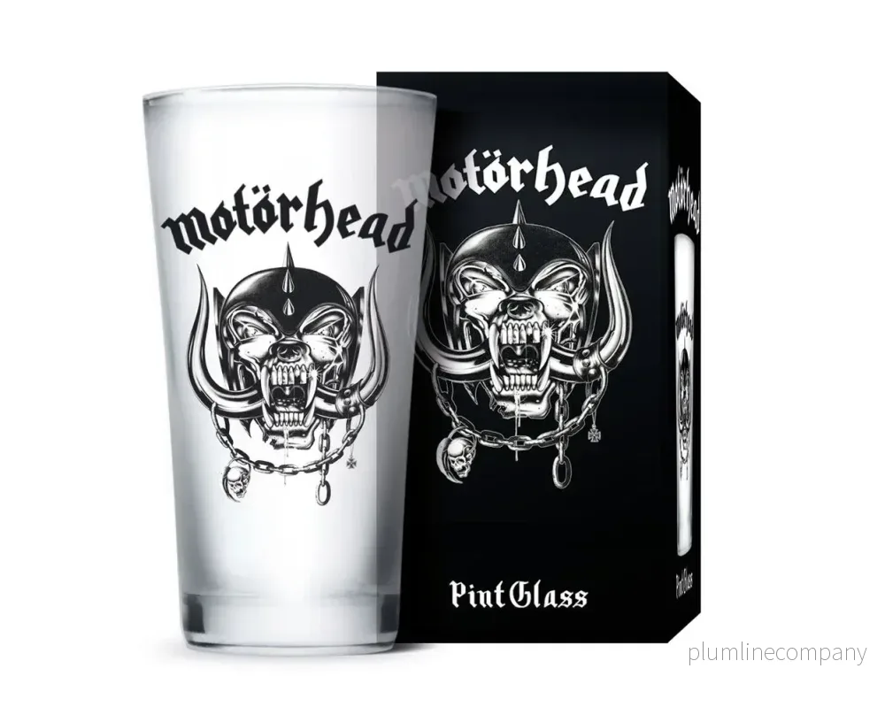 Motörhead Pintglas med Logotyp
