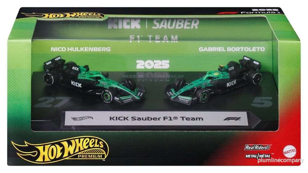 Formula 1 Hot Wheels Premium Die-Cast Vehicles 2-Pack 1/64 KICK Sauber Team - Bild 2