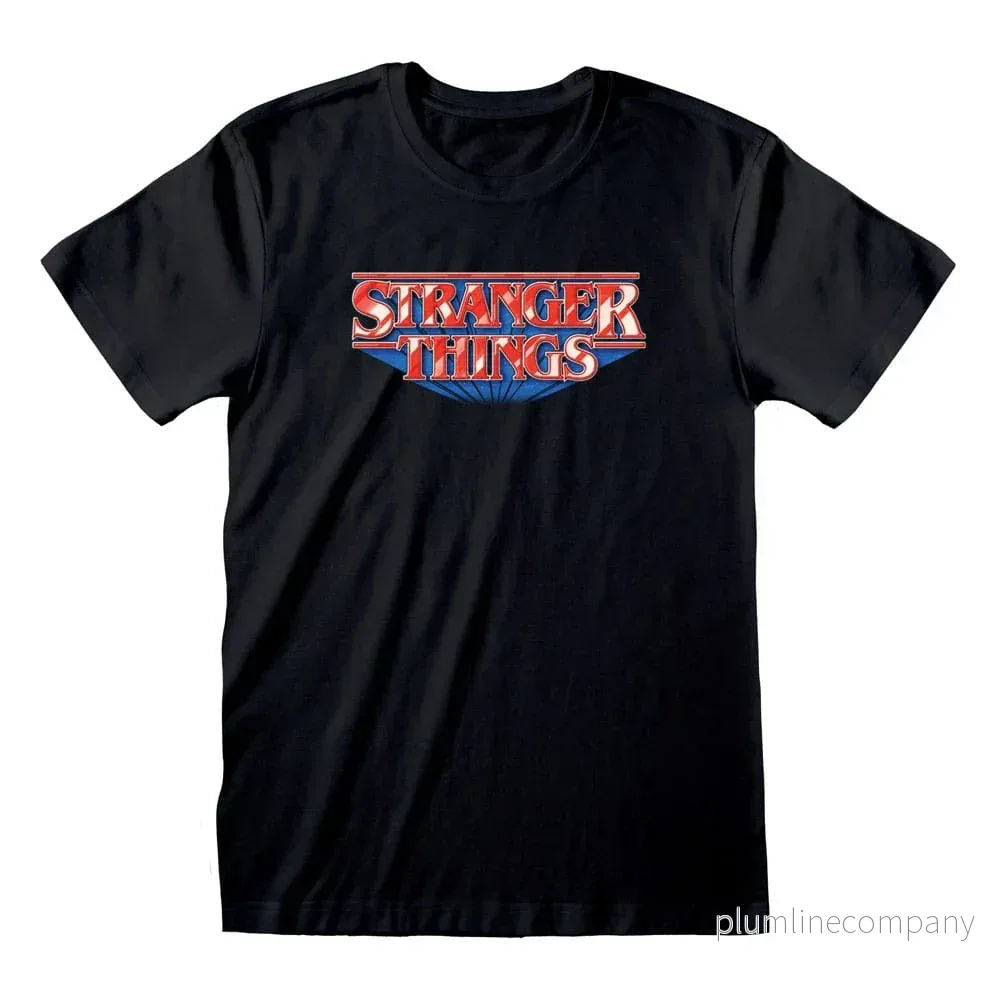 Stranger Things T-Shirt Retro Logo – Officiellt Licensierad Stranger Things T-Shirt Retro Logo – Officiellt Licensierad