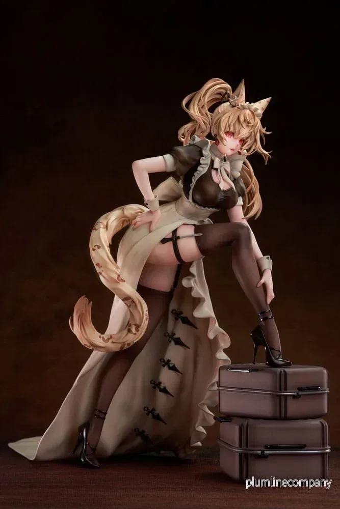 Original Character PVC Figur 1/7 Battle Maid Different Species Leopard Cat Maria 24 cm - Bild 2