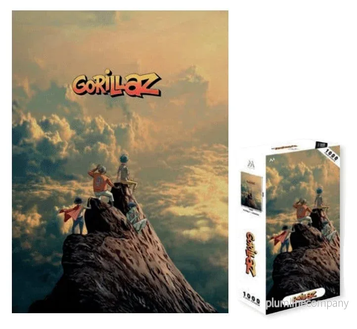 Gorillaz: Pussel med 1000 bitar