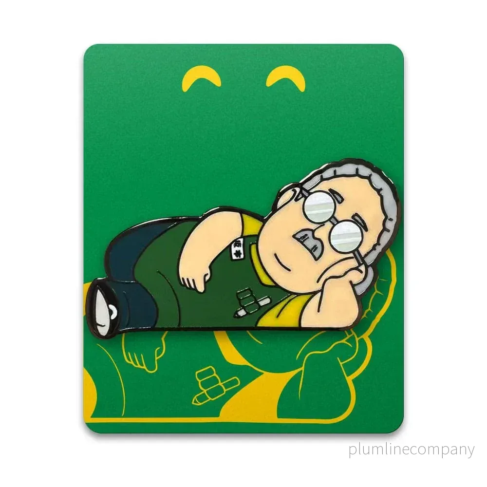 Sakamoto Days Pin Badge Laying Down Sakamoto 5 cm - Bild 3