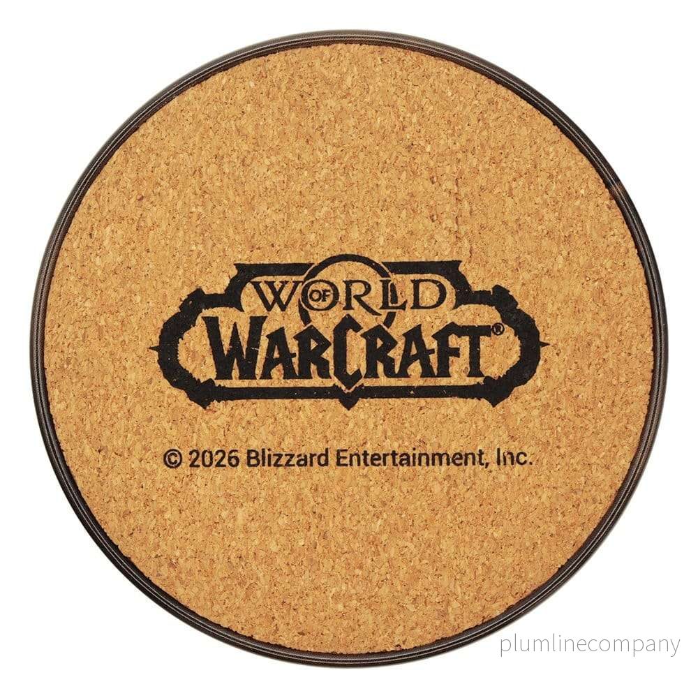 World of Warcraft glasunderlägg 4-pack – tryckt metall - Bild 3