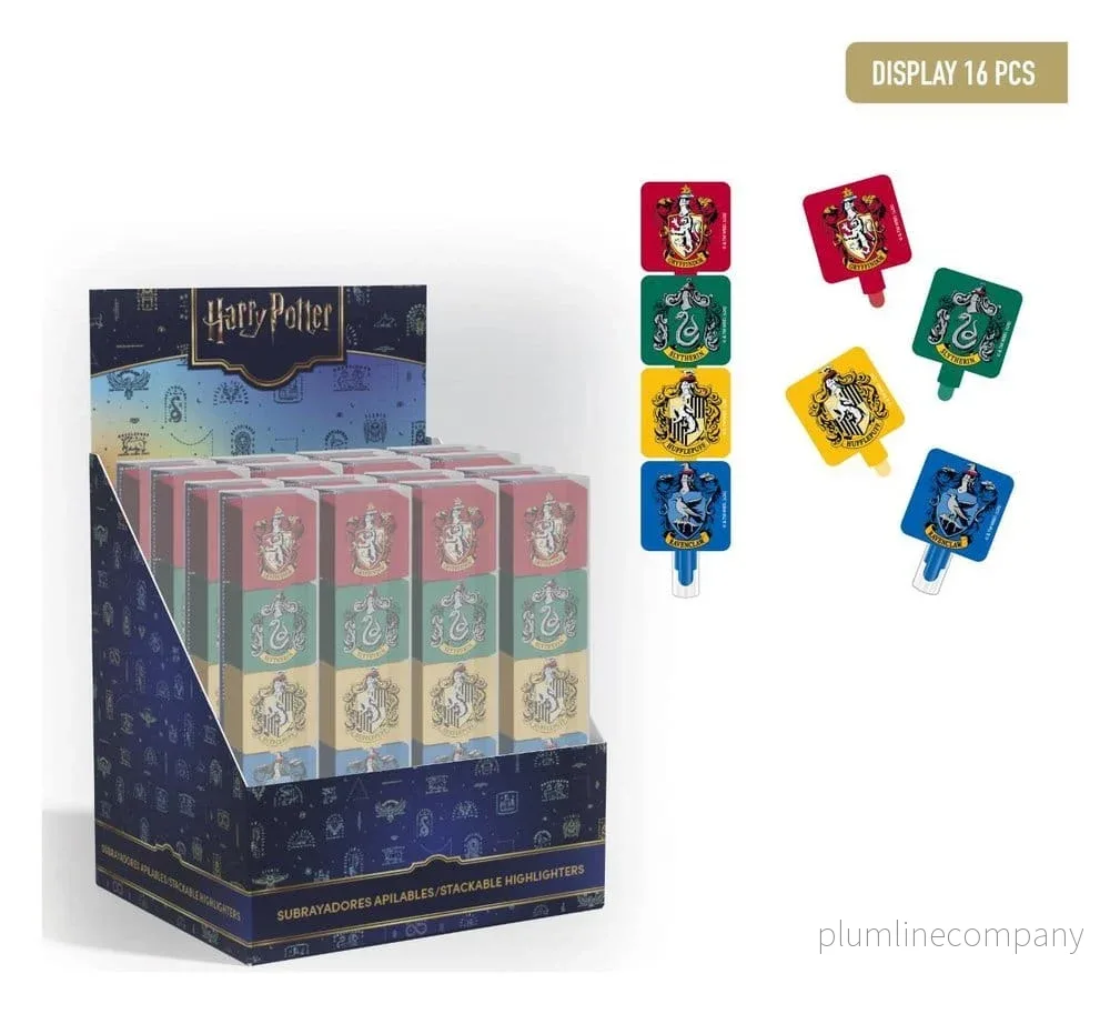 Harry Potter Stapelbara Överstrykningspennor Display (16 set) Harry Potter Stapelbara Överstrykningspennor Display (16 set)