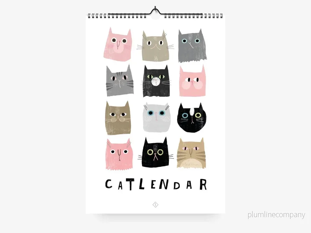 Väggkalender Catisfaction från typealive