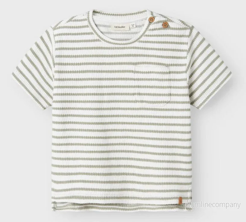 Lil’ Atelier MINI LÖS PASSFORM T-SHIRT – Seagrass Lil’ Atelier MINI LÖS PASSFORM T-SHIRT – Seagrass