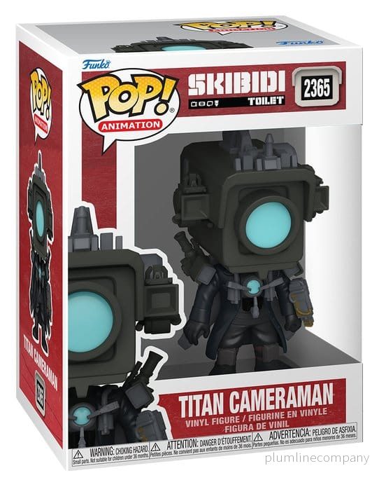 Skibidi Toalett POP! Rocks Figur Titan Cameraman 9 cm - Bild 3