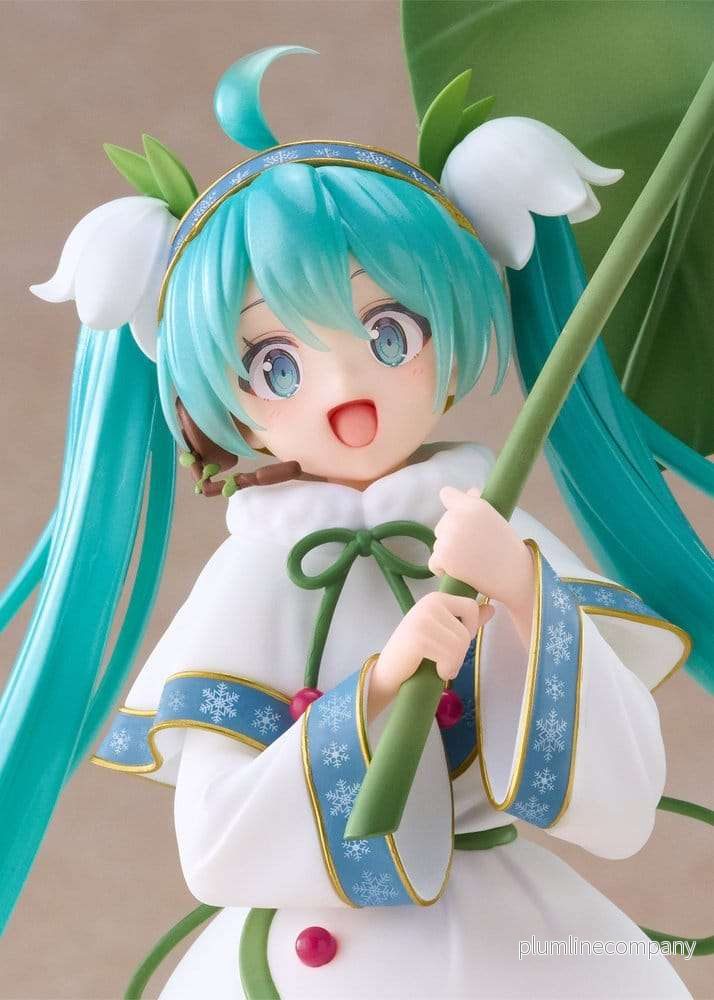 Hatsune Miku AMP+ PVC-figur Snow Miku All Stars 2015 Ver. 22 cm - Bild 3