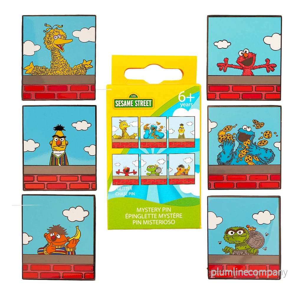 Sesame Street by Loungefly emaljnålar Blind Box Assortment (12) Sesame Street by Loungefly emaljnålar Blind Box Assortment (12)