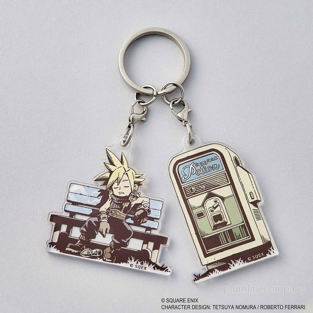 Final Fantasy VII Rebirth Acrylic Nyckelring Napping Cloud Final Fantasy VII Rebirth Acrylic Nyckelring Napping Cloud