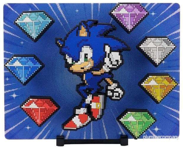 Sonic The Hedgehog FiGGYZ Magnet-samlarfigur Modern Sonic 35th Anniversary 9 cm - Bild 3