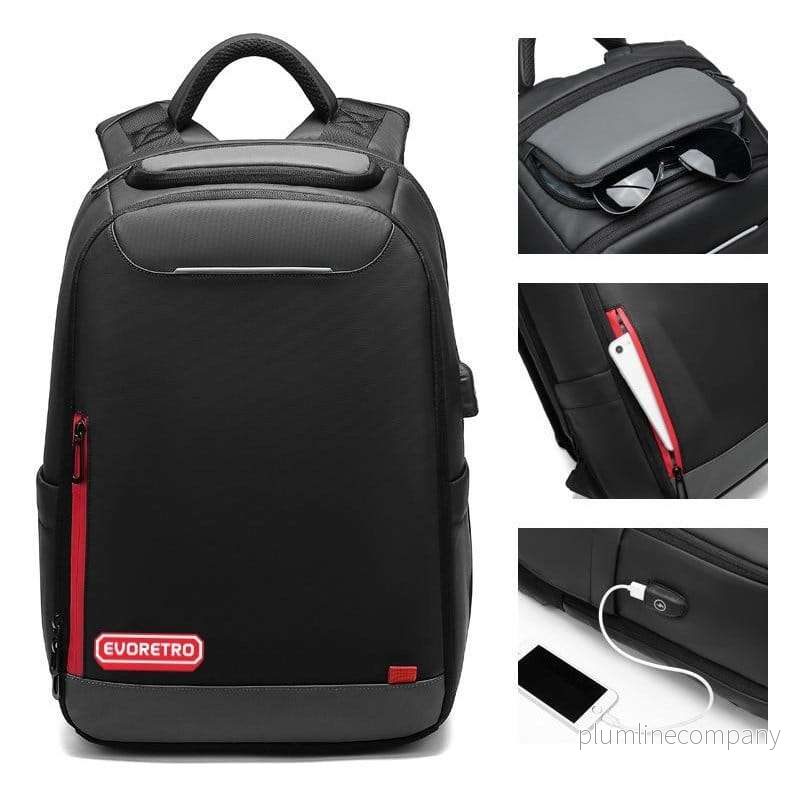 EVORETRO Travel Backpack och Mini Carrying Case Bundle Kit Black EVORETRO Travel Backpack och Mini Carrying Case Bundle Kit Black