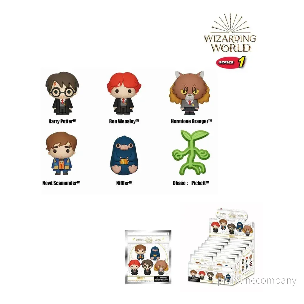 Wizarding World 3D Magnets Serie 1 Display (12 stycken) - Bild 2