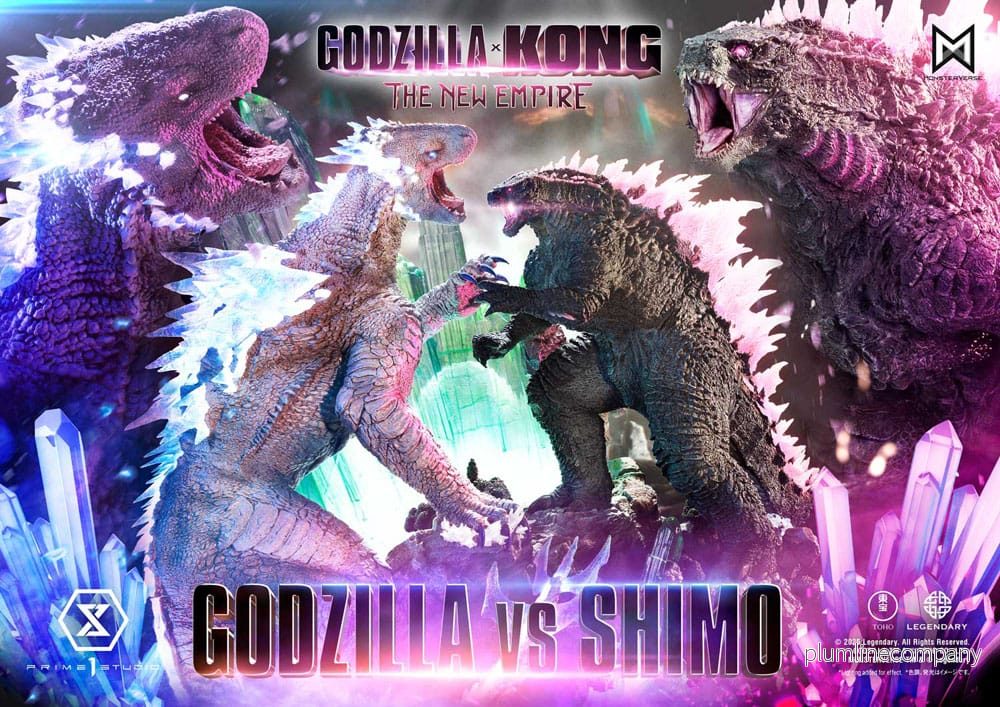 Godzilla x Kong: The New Empire Ultimate Diorama Masterline Series-staty Godzilla vs Shimo Bonus Version 86 cm - Bild 2