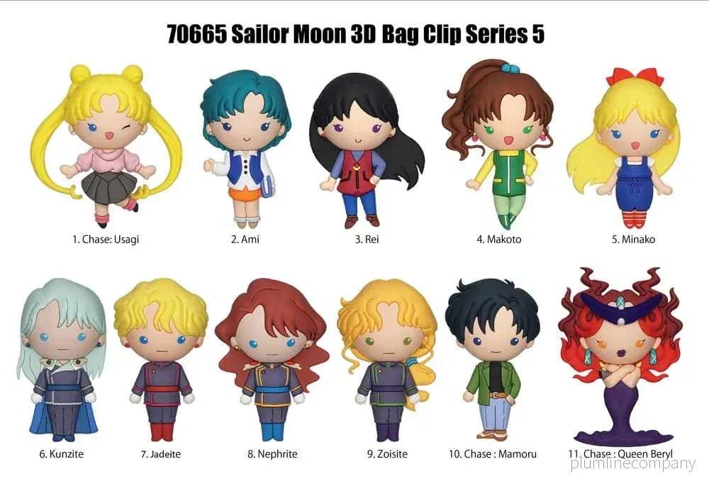 Sailor Moon 3D PVC Bag Clips Series 5 Display (24) - Bild 3