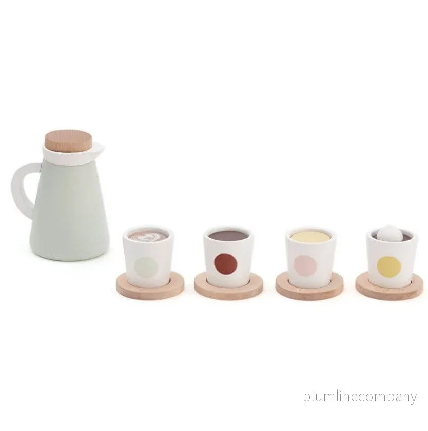Swedish fika lekset i trä