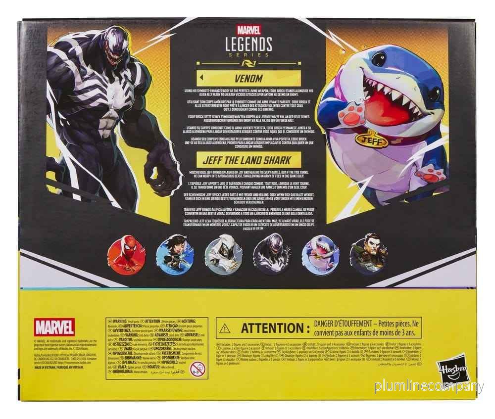 Marvel Rivals Marvel Legends Actionfigur 2-Pack Venom & Jeff the Land Shark 15 cm - Bild 2