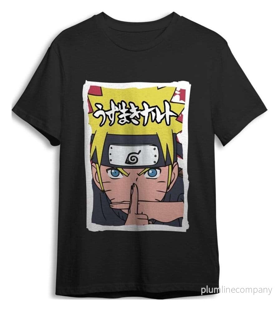 Naruto Shippuden T-Shirt X Svart Naruto Shippuden T-Shirt X Svart