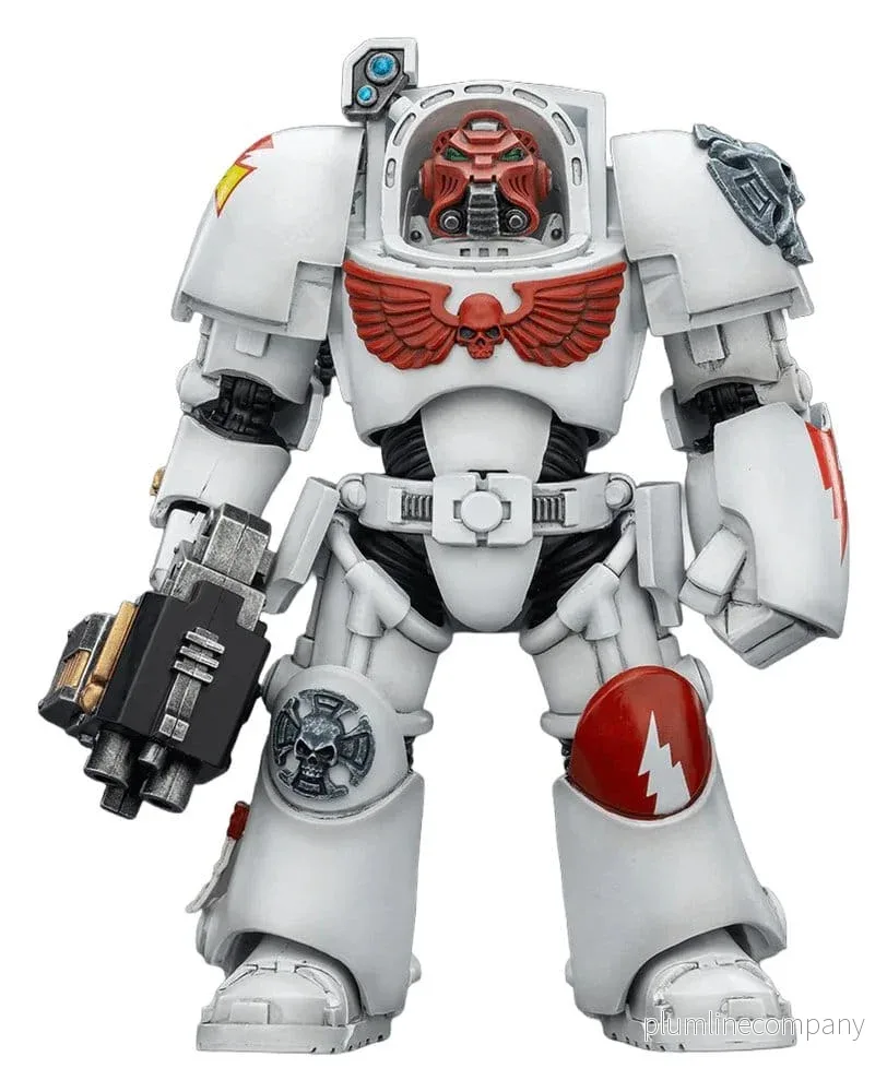 Warhammer 40,000 Actionfigur White Scars Terminator 2 med Power Fist och Storm Bolter 14 cm Warhammer 40,000 Actionfigur White Scars Terminator 2 med Power Fist och Storm Bolter 14 cm