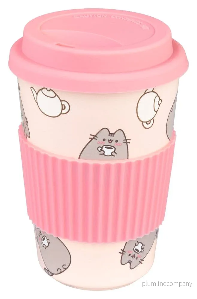 Pusheen Keramikmugg med Lock 400 ml Pusheen Keramikmugg med Lock 400 ml