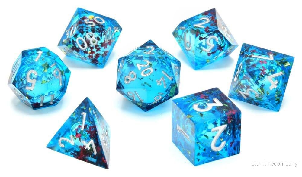CritStones Liquid Core Dice Set Mermaids Kaos (7)