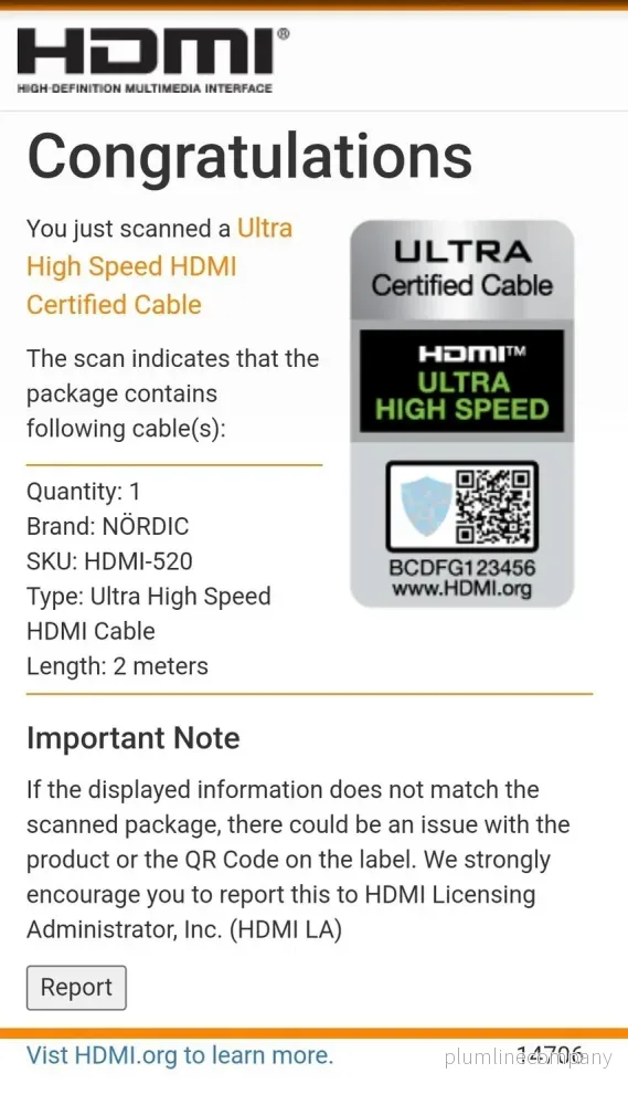 NÖRDIC CERTIFIED CABLES 2m Ultra High Speed HDMI2.1 8K 60Hz 4K 120Hz 144Hz 48Gbps Dynamic HDR eARC Game Mode VRR Dolby ATMOS guldpläterad PVC svart - Bild 2