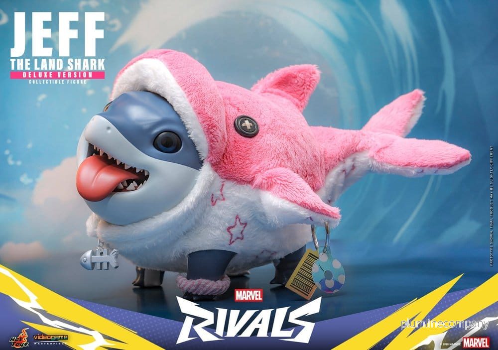 Marvel Rivals Videospelsmästerverk Serie Actionfigur Jeff the Land Shark (Deluxeversion) 11 cm - Bild 3