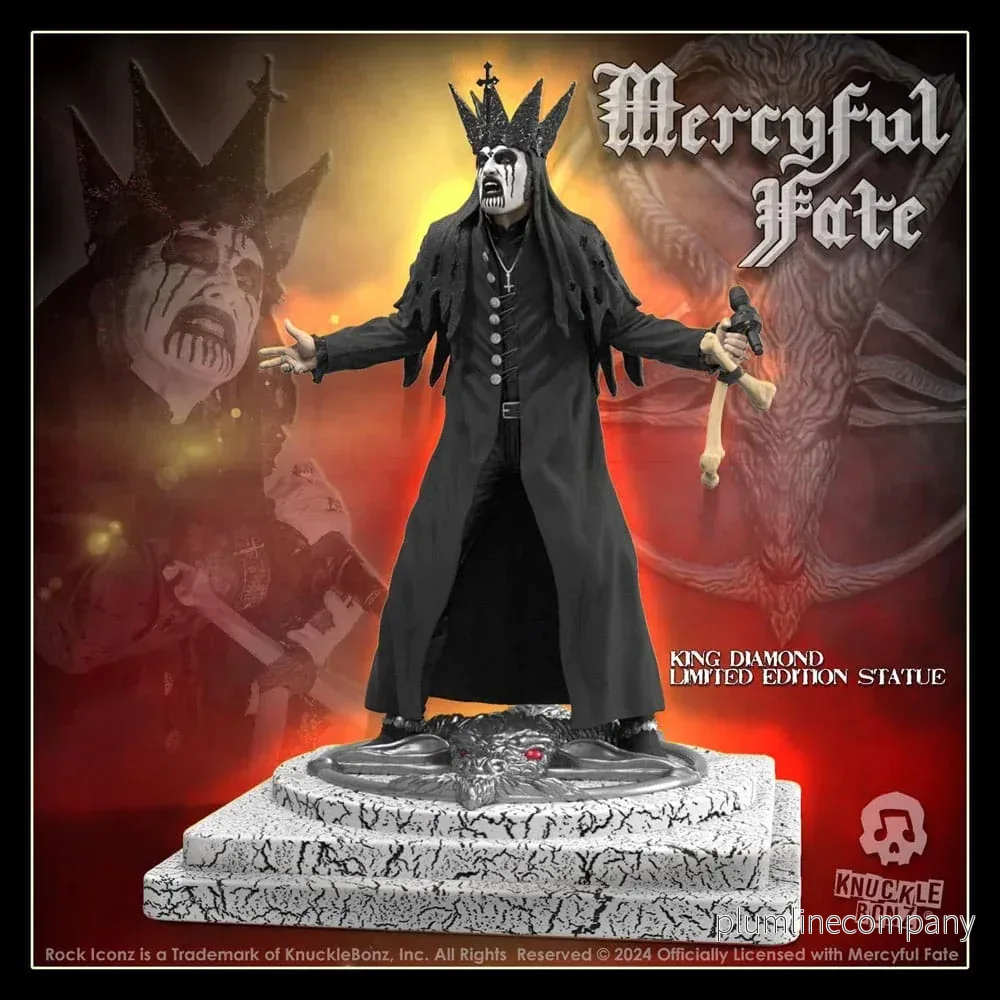 Mercyful Fate Rock Iconz Figur King Diamond III (Svart Version) 22 cm - Bild 3