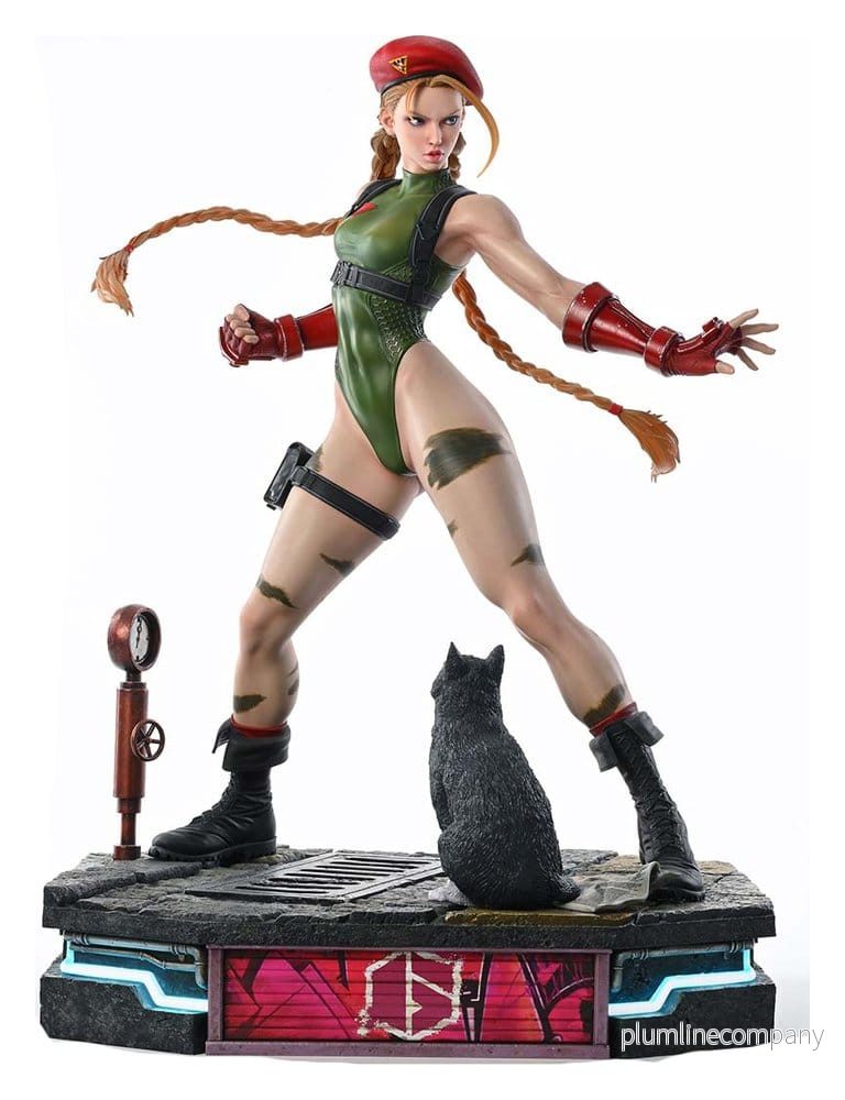 Street Fighter 6 Ultimate Premium Masterline staty 1/4 Cammy Classic Costume 54 cm Street Fighter 6 Ultimate Premium Masterline staty 1/4 Cammy Classic Costume 54 cm