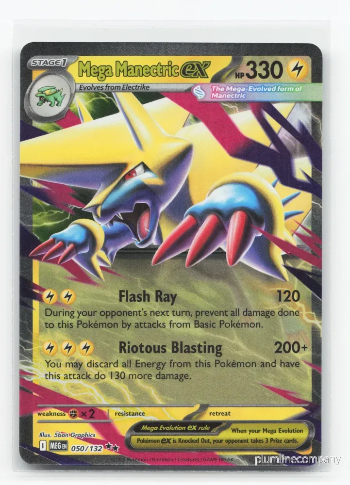 Mega Manectric ex 050/132 – Mega Evolution Mega Manectric ex 050/132 – Mega Evolution
