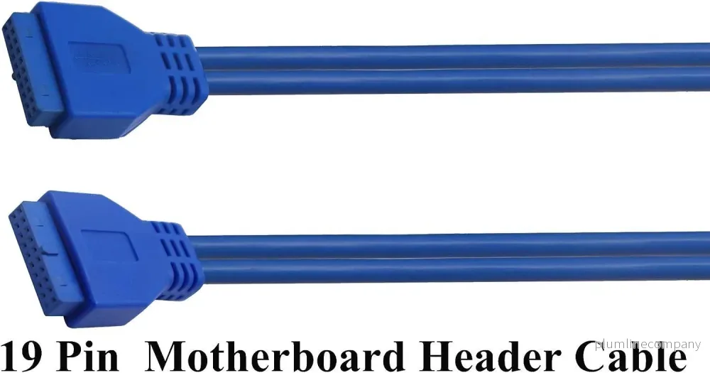 NÖRDIC 20 pin USB 3.0 header förlängningskabel hona till hona 25cm - Bild 2