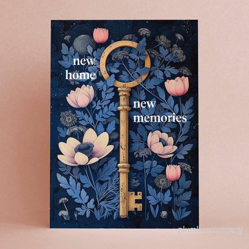 Botanopia - gifts , decor and cards for plant lovers - Ny bostad, nya minnen | Inflyttningskort | Nytt hus-kort: Kraft paper - Bild 2