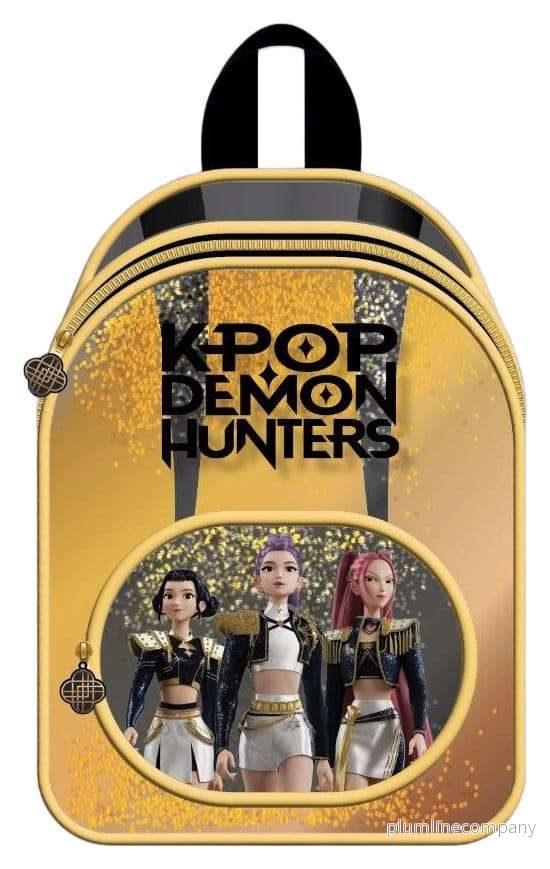KPop Demon Hunters Glitterryggsäck Golden